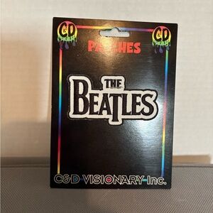Vintage The Beatles Logo Iron On Patch 2000